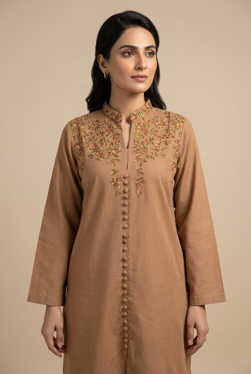 Embroidery detail look