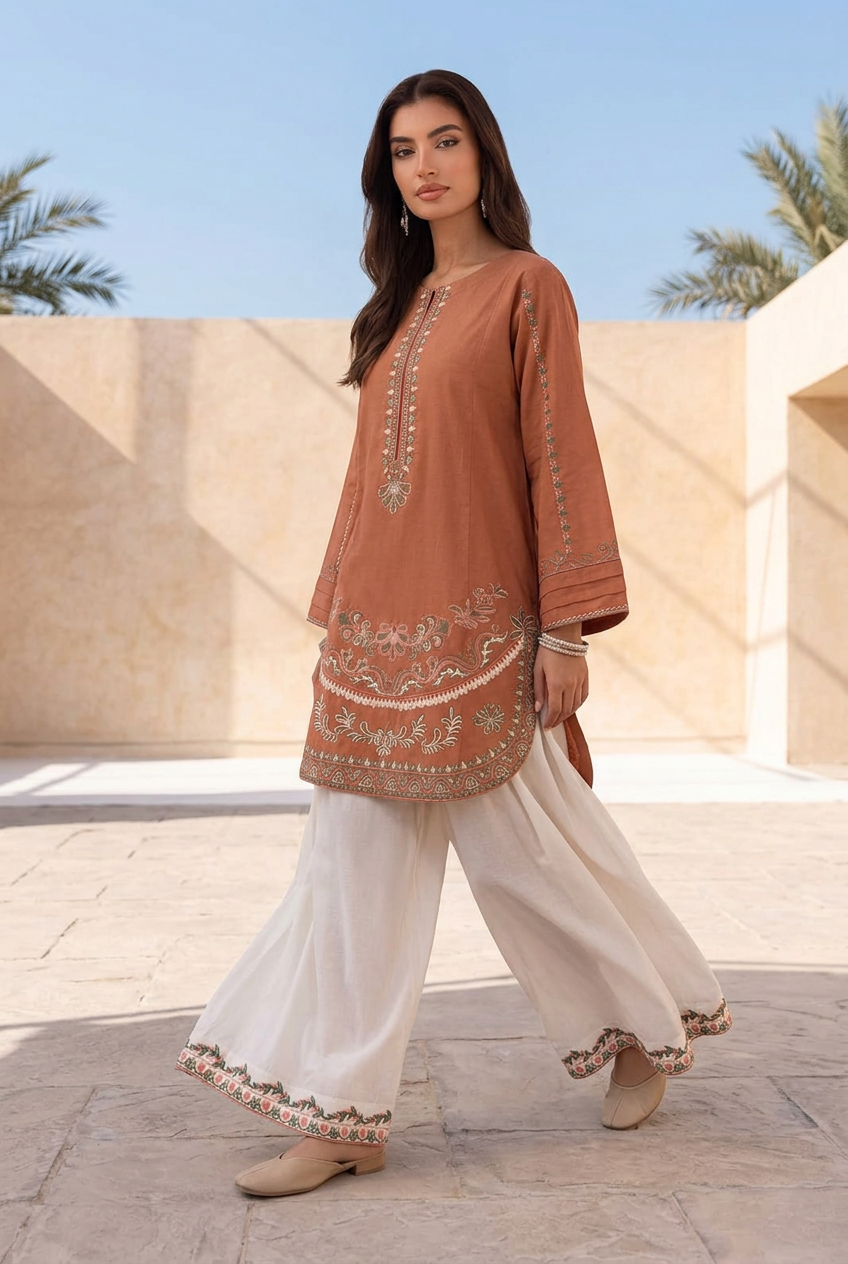 Walking terrace look